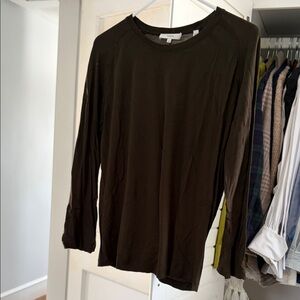 Vince Long Sleeve Top - Deep green